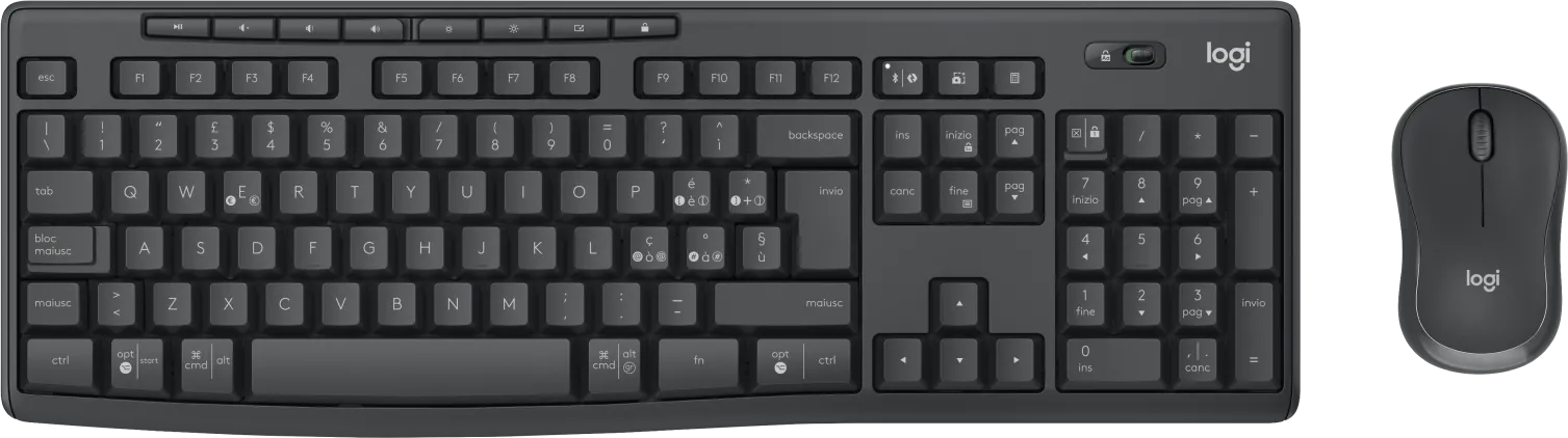 Pack 2en1 (Clavier/Souris) sans fil Logitech MK370 Combo Business (Noir)