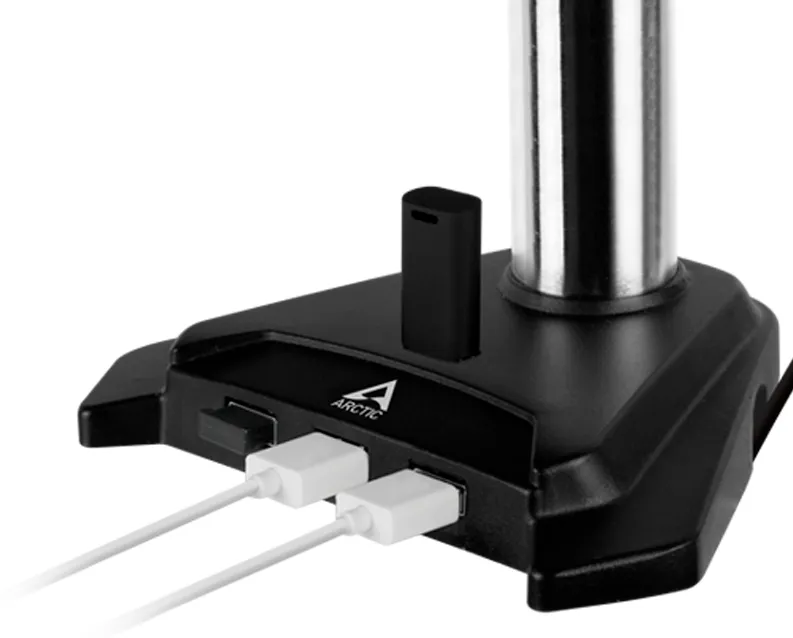 Support Double écran à poser Arctic Z2 Pro 34" (20kg max) (Noir)