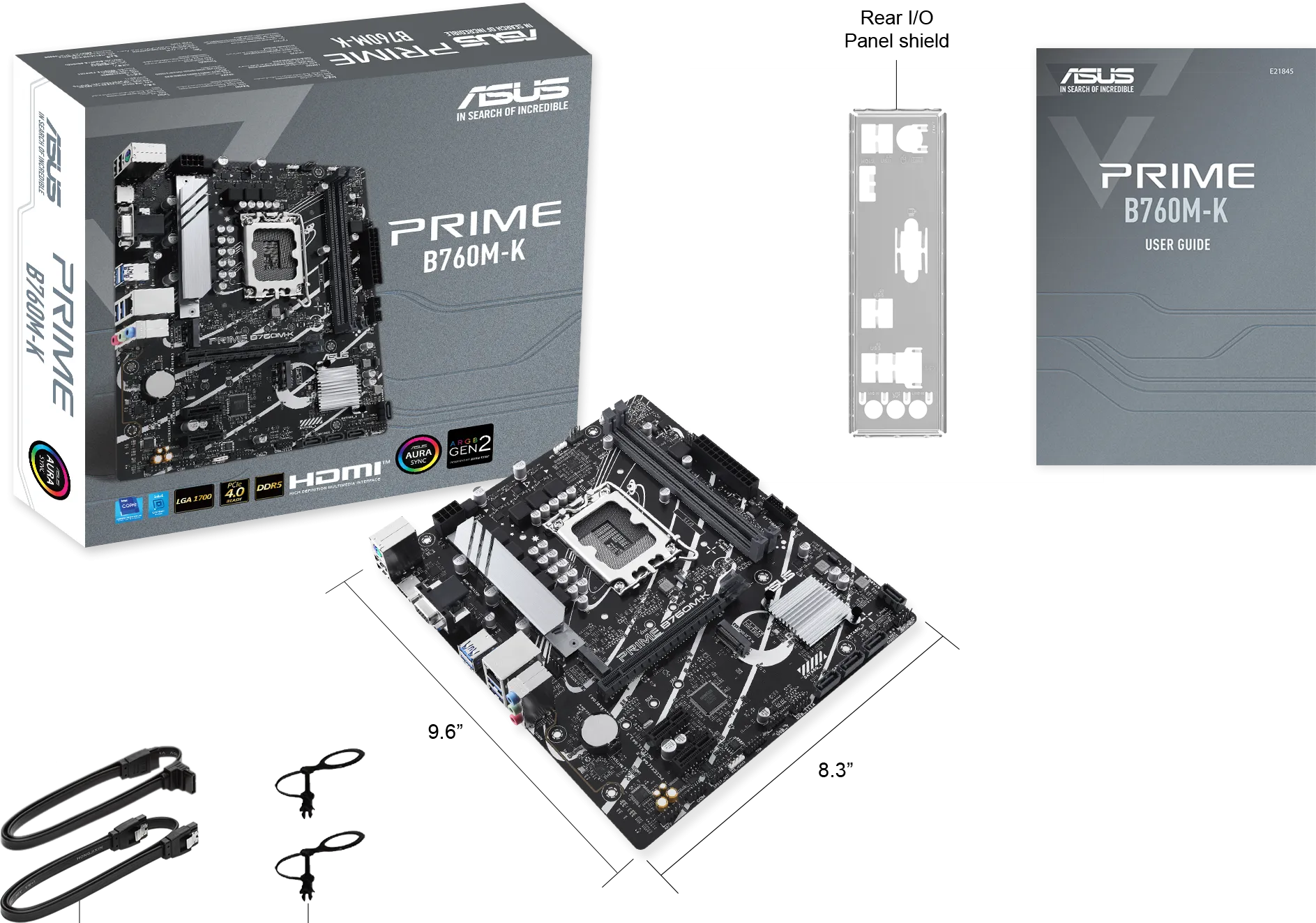 Carte Mère Asus Prime B760M-K DDR5 (Intel LGA 1700)