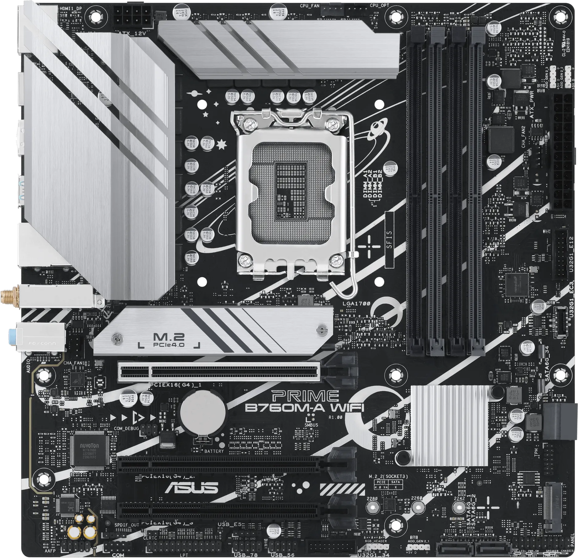 Carte Mère Asus Prime B760M-A WiFi DDR5 (Intel LGA 1700) Micro ATX