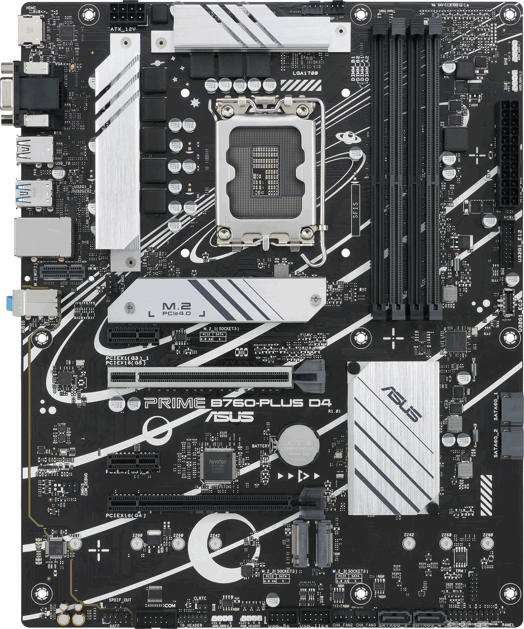 Carte Mère Asus Prime B760-Plus DDR4 (Intel LGA 1700)