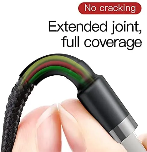 Cable Baseus Cafule Lightning vers USB Type A - 2m (Noir/Gris)