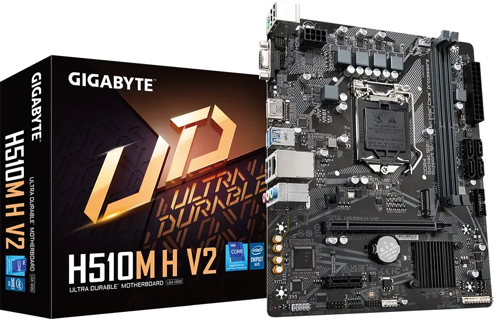 Carte Mère Gigabyte H510M H V2 (Intel LGA 1200) Micro ATX