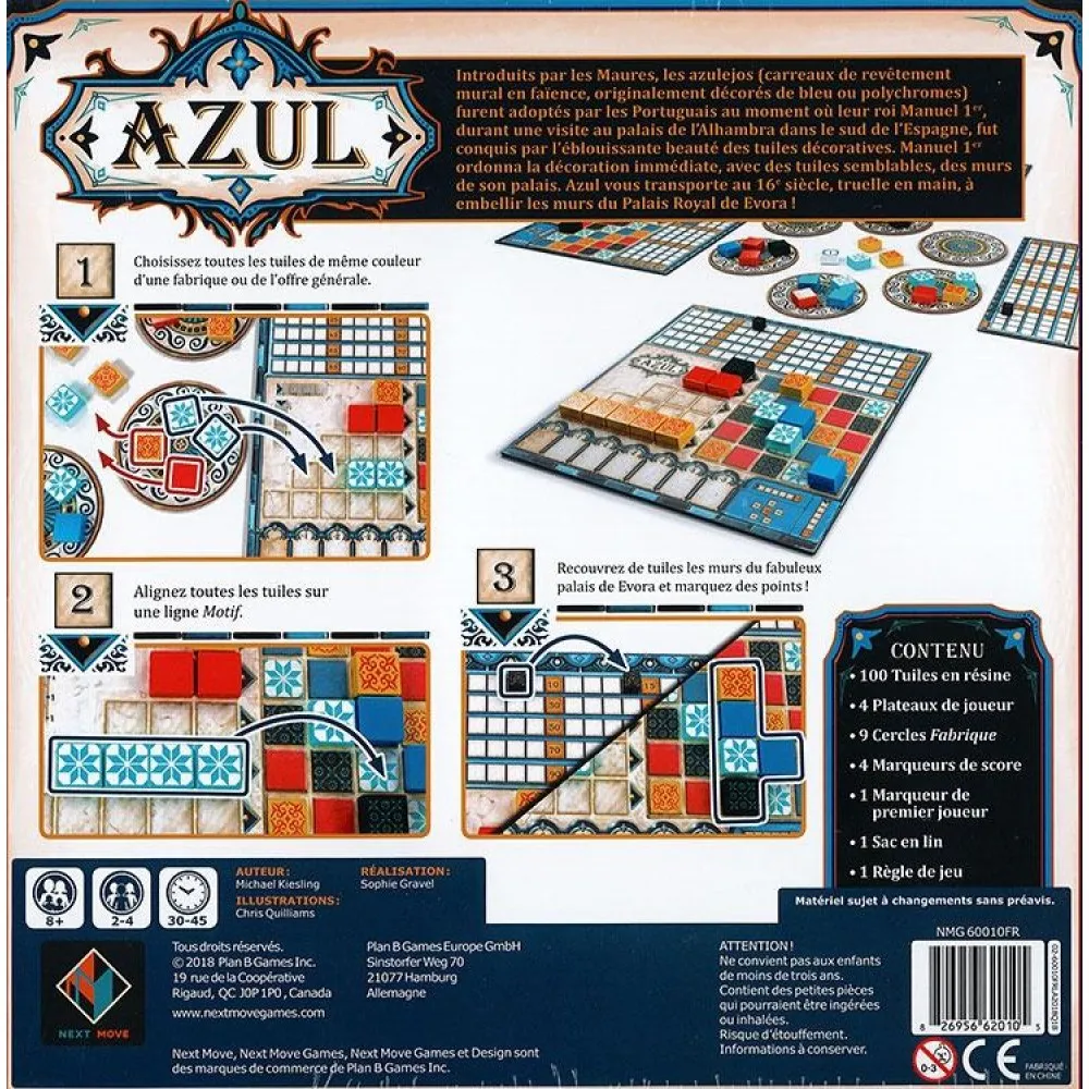 Jeu Azul