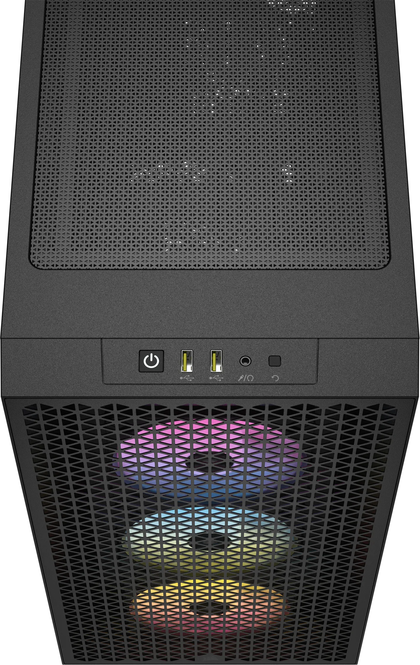 Boitier Moyen Tour ATX Corsair 3000D Airflow RGB avec panneaux vitrés (Noir)