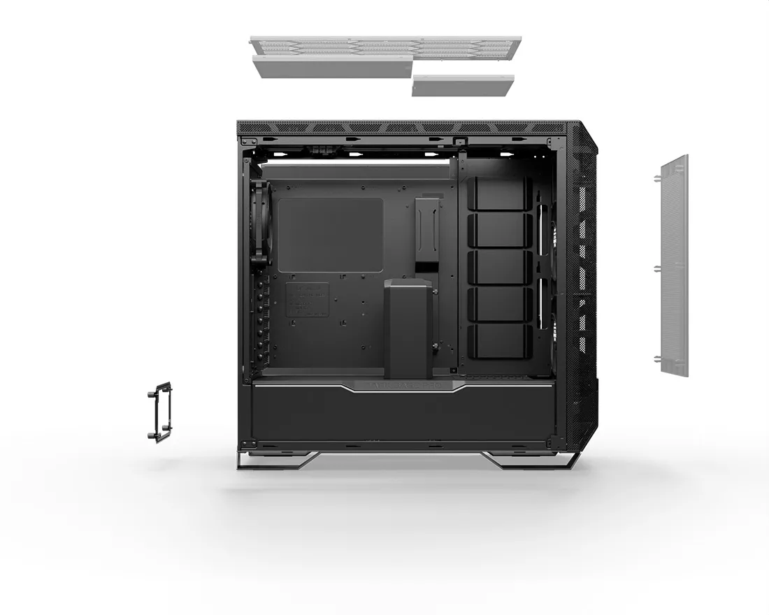 Boitier Grand Tour E-ATX be quiet! Dark Base Pro 901 avec panneau vitré (Noir)