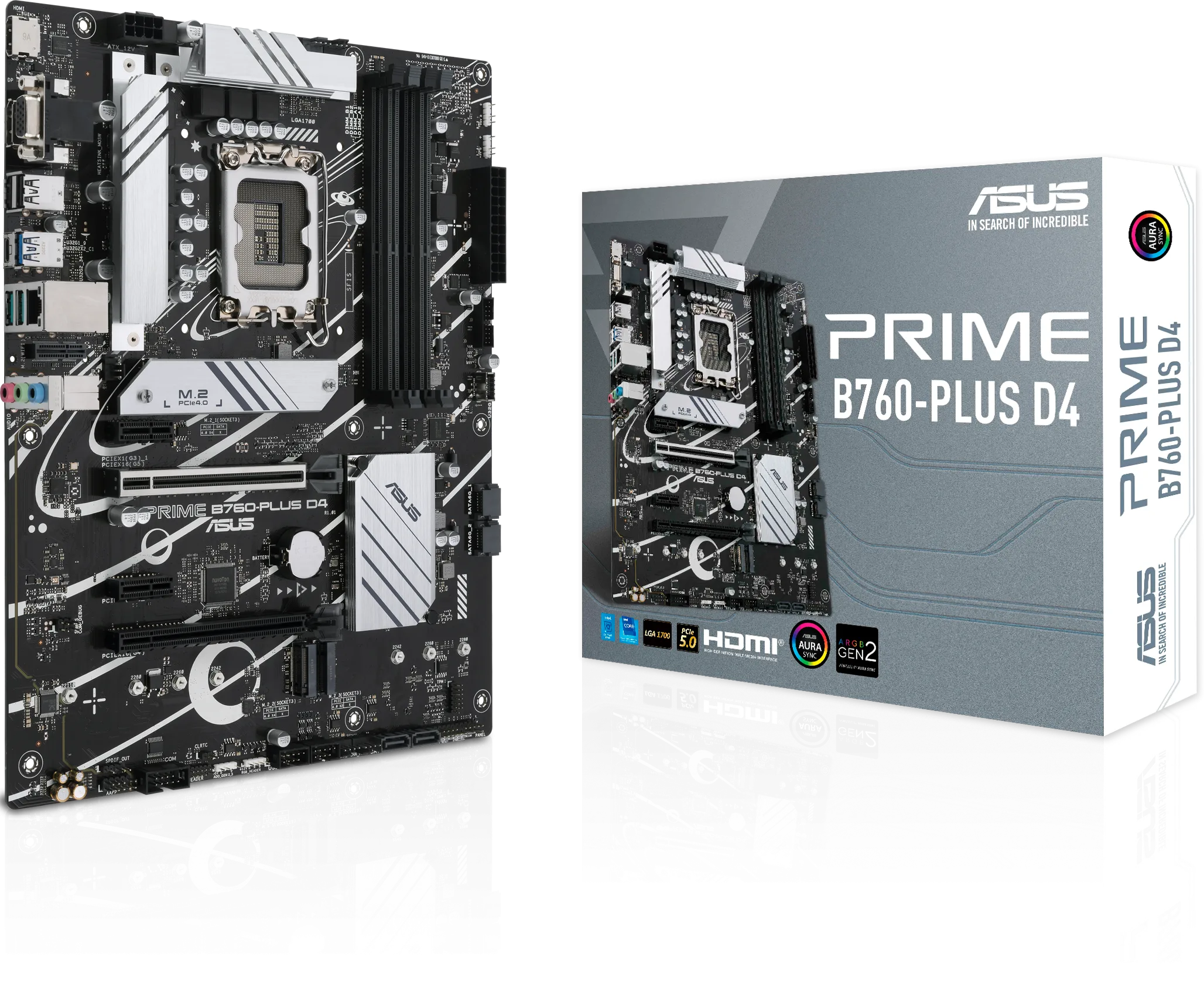 Carte Mère Asus Prime B760-Plus DDR4 (Intel LGA 1700)