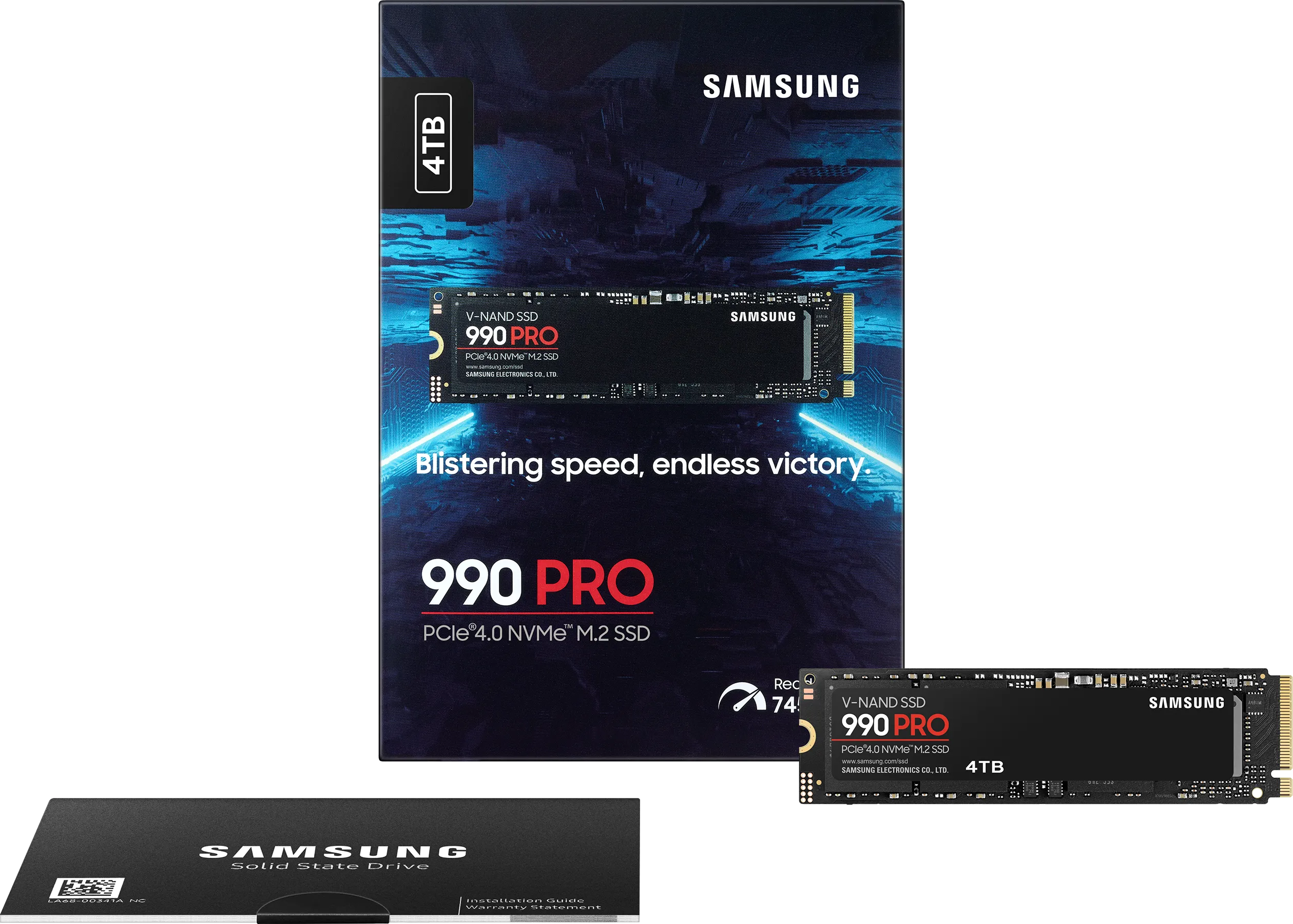 Disque SSD Samsung 990 Pro 4To  - NVMe M.2 Type 2280