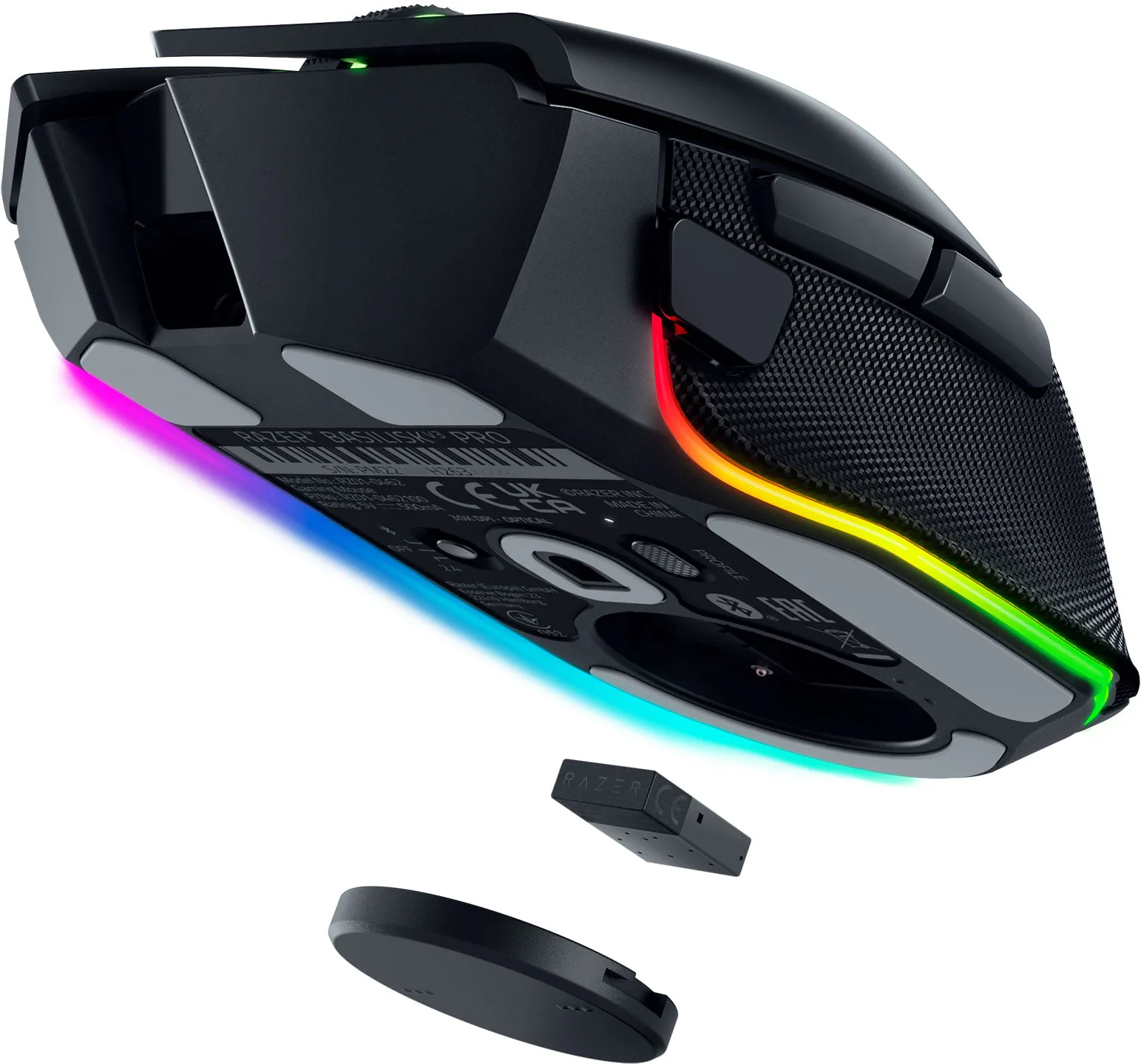 Souris sans fil Gamer Razer Basilisk V3 Pro RGB (Noir)