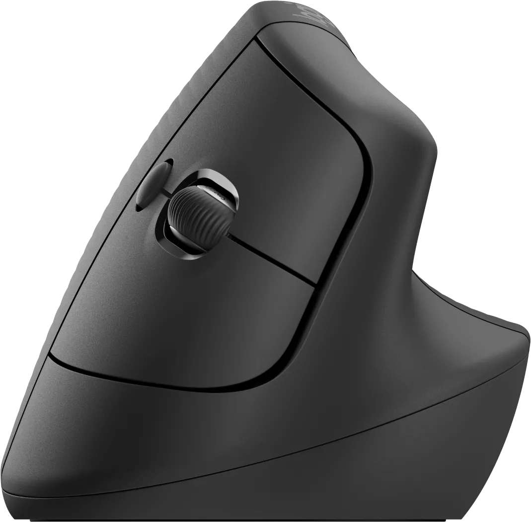Souris sans fil Bluetooth ergonomique verticale Logitech Lift pour droitier (Noir)