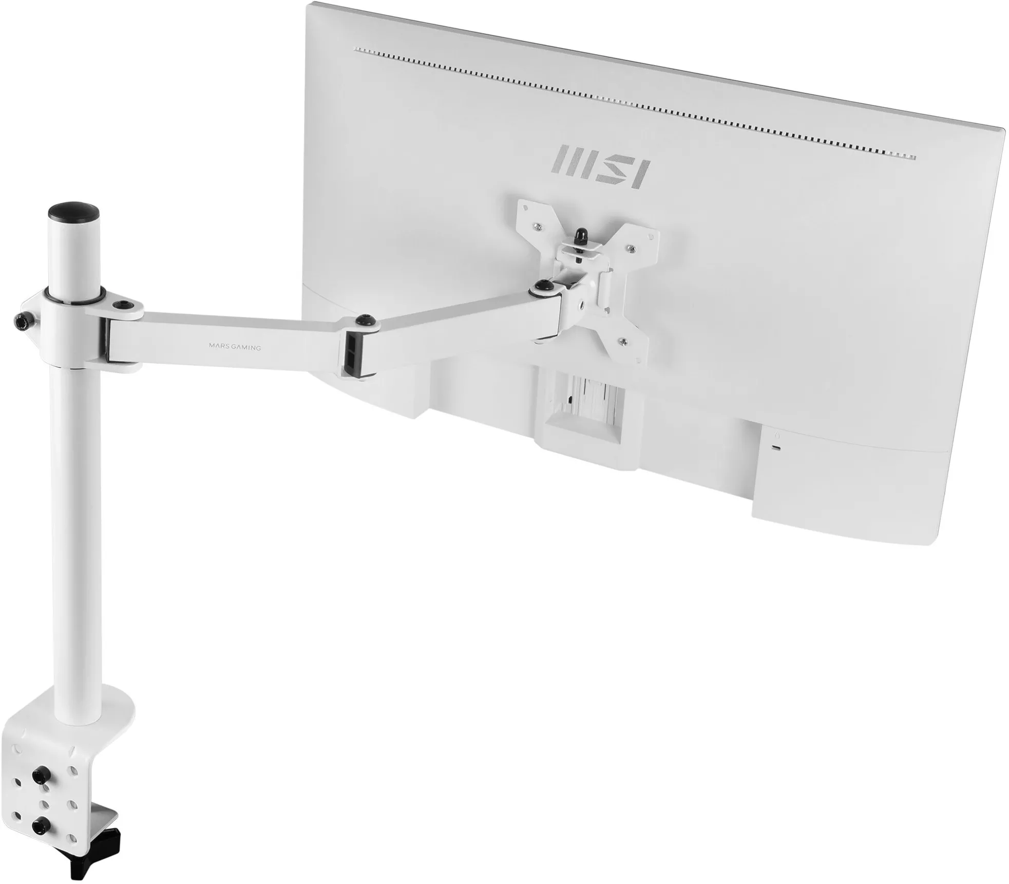 Support écran à fixer Mars Gaming MArm1 13"-32" (8kg max) (Blanc)