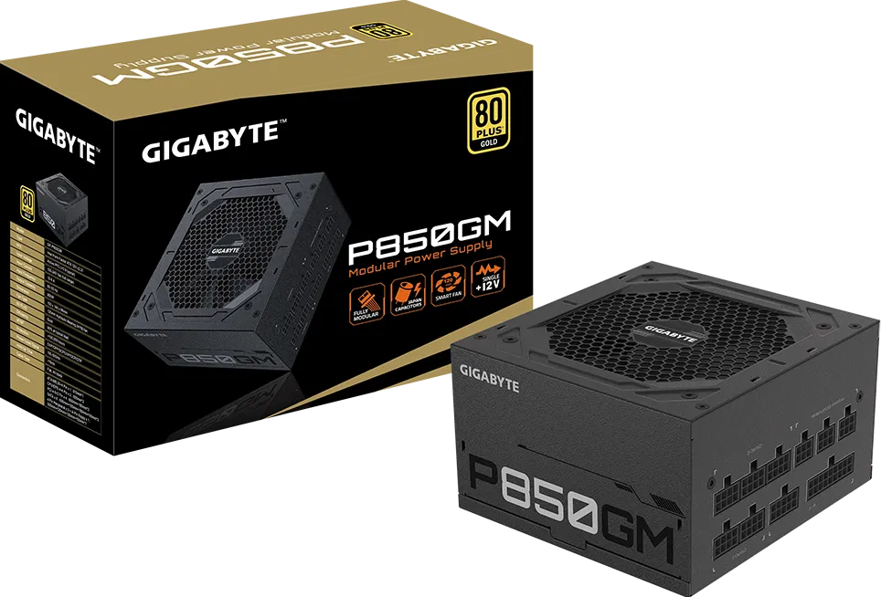 Alimentation ATX Gigabyte P850GM - 850W (Noir)