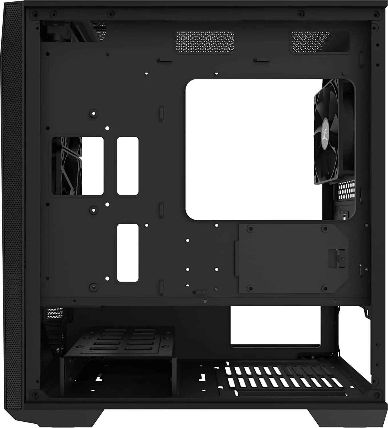 Boitier Mini Tour Micro ATX Zalman Z1 Iceberg avec panneau vitré (Noir)