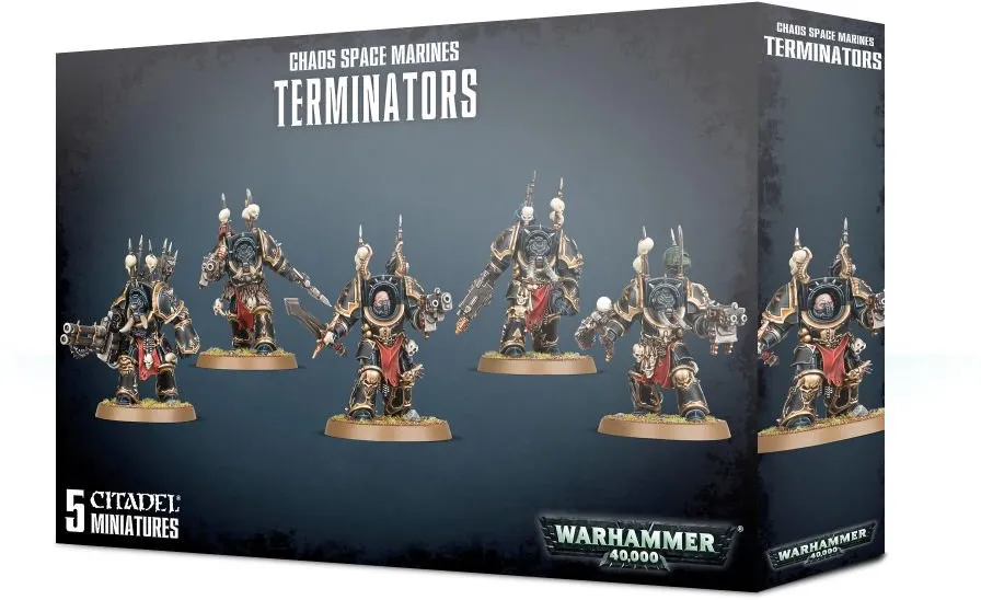 Warhammer 40k - Space Marine du Chaos Terminators (2019)