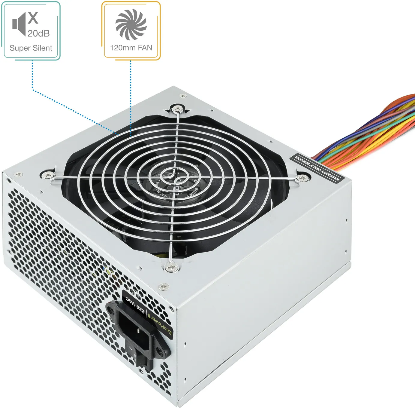 Alimentation ATX TooQ Ecopower II SSE - 500W