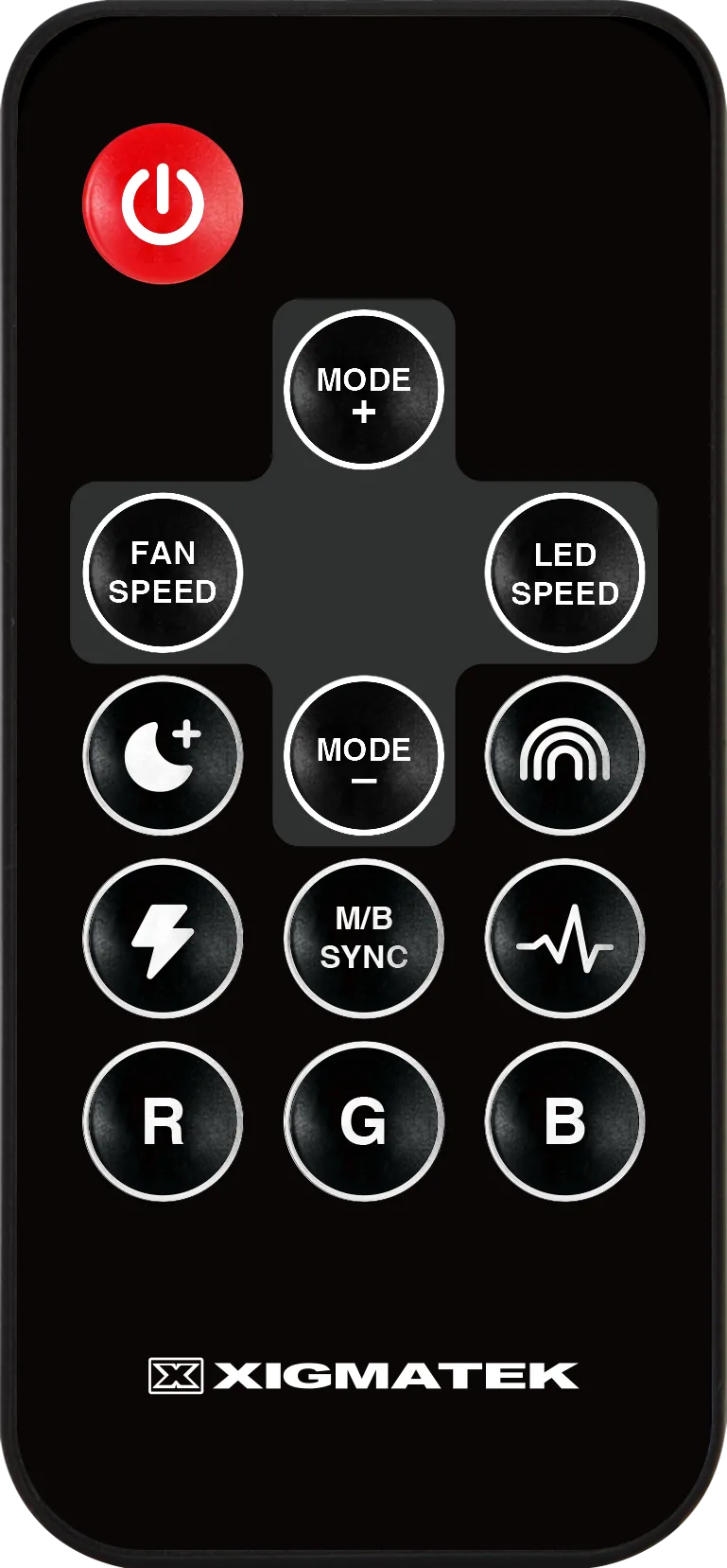 Lot de 3 Ventilateurs de boitier Xigmatek Starlink Ultra RGB (Noir)