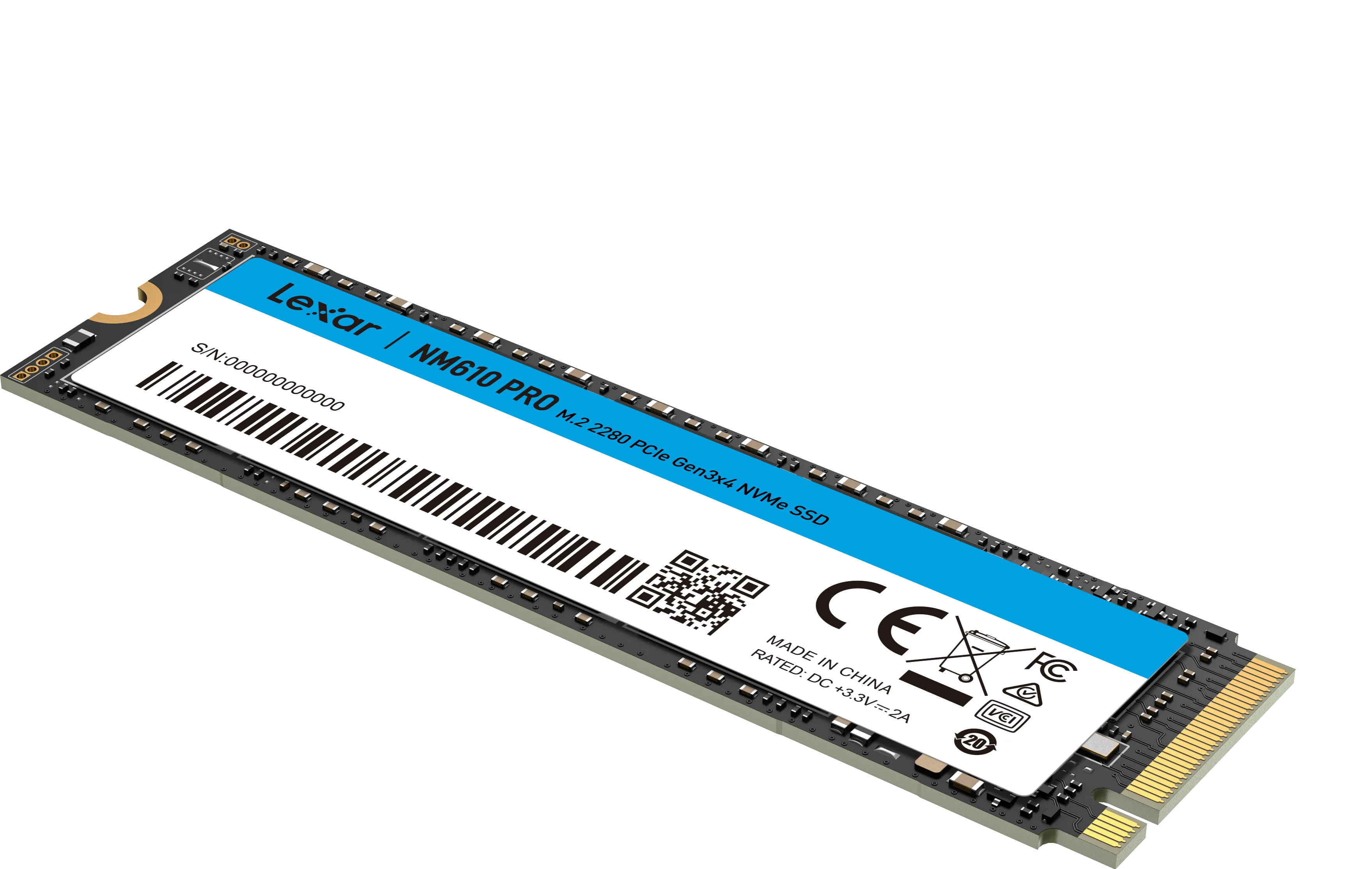 Disque SSD Lexar NM610 Pro 1To  - NVMe M.2 Type 2280