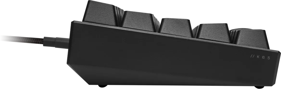 Clavier Gamer mécanique (Cherry MX Red) Corsair K65 Mini 60% RGB (Noir)