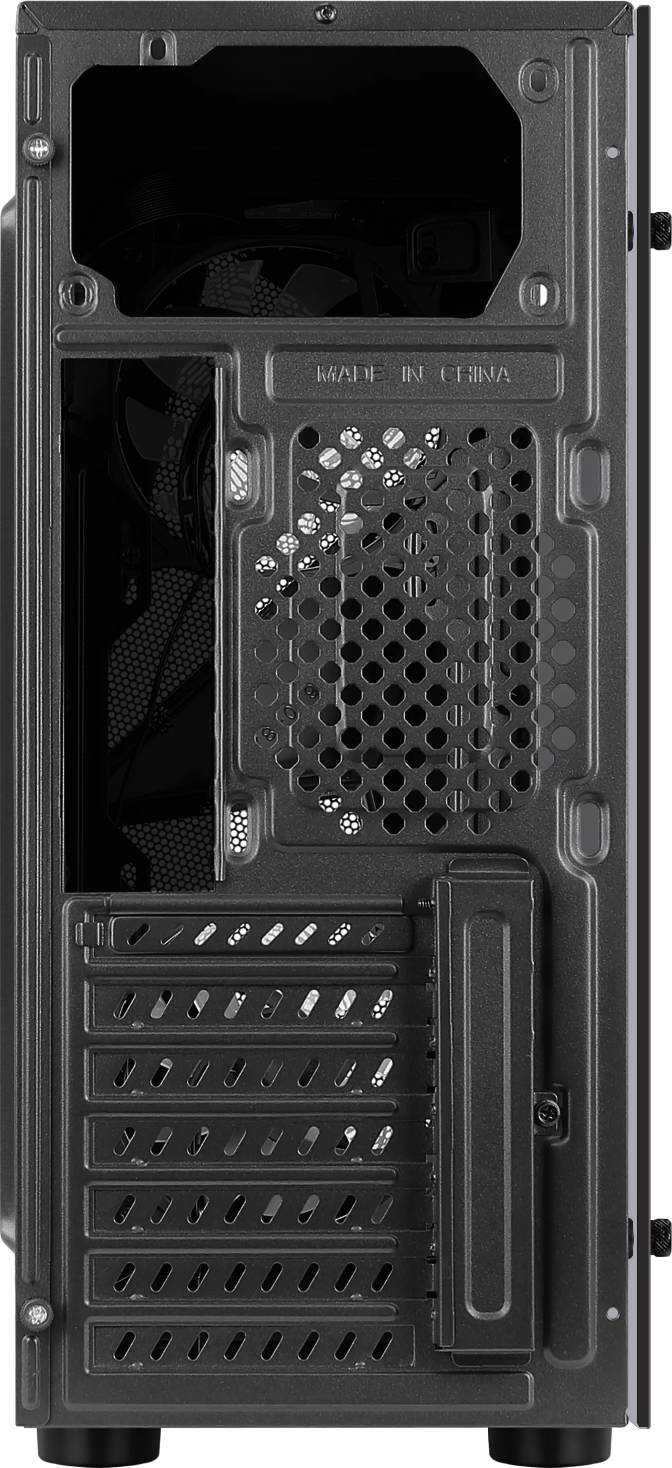 Boitier Moyen Tour ATX AeroCool Glider Tempered Glass RGB avec panneau vitré (Noir)