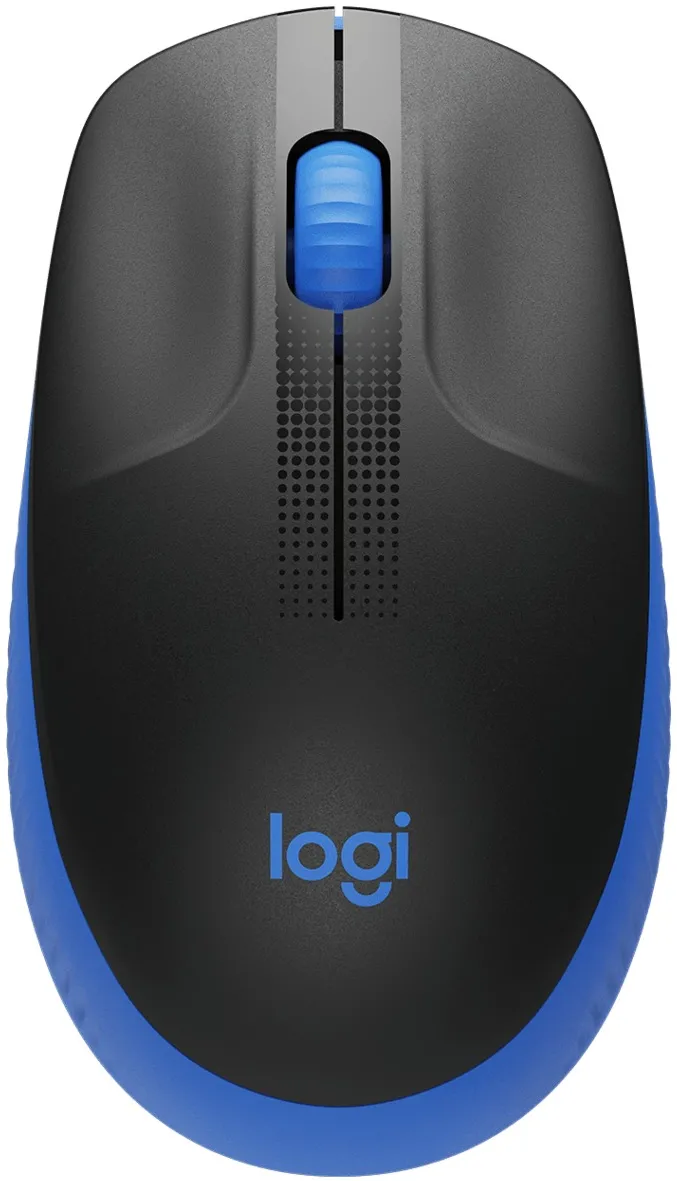 Souris sans fil Logitech M190 (Noir/Bleu)