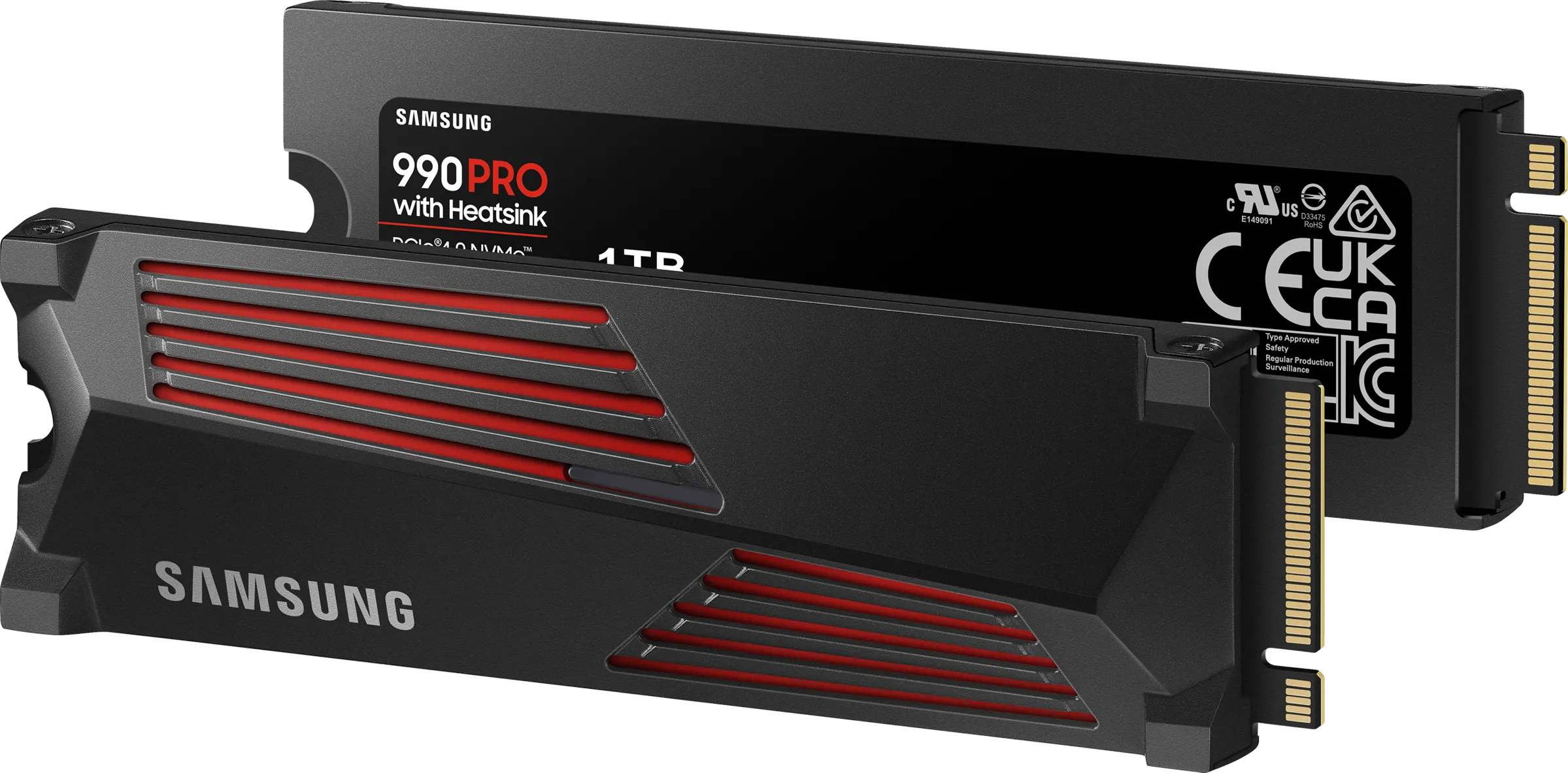 Disque SSD Samsung 990 Pro 2To  avec dissipateur - NVMe M.2 Type 2280