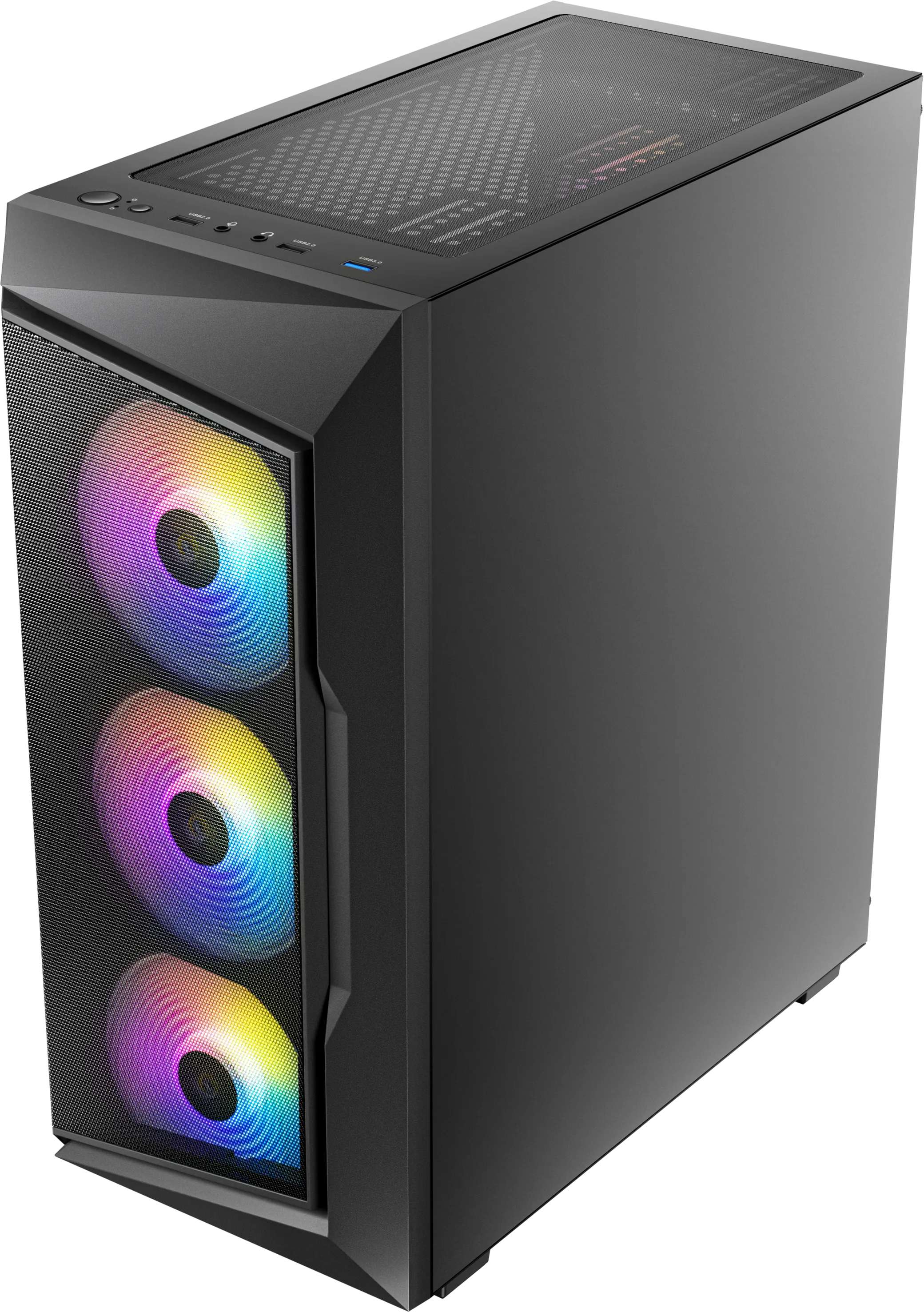 Boitier Moyen Tour ATX Antec AX61 Elite RGB avec panneau vitré (Noir)