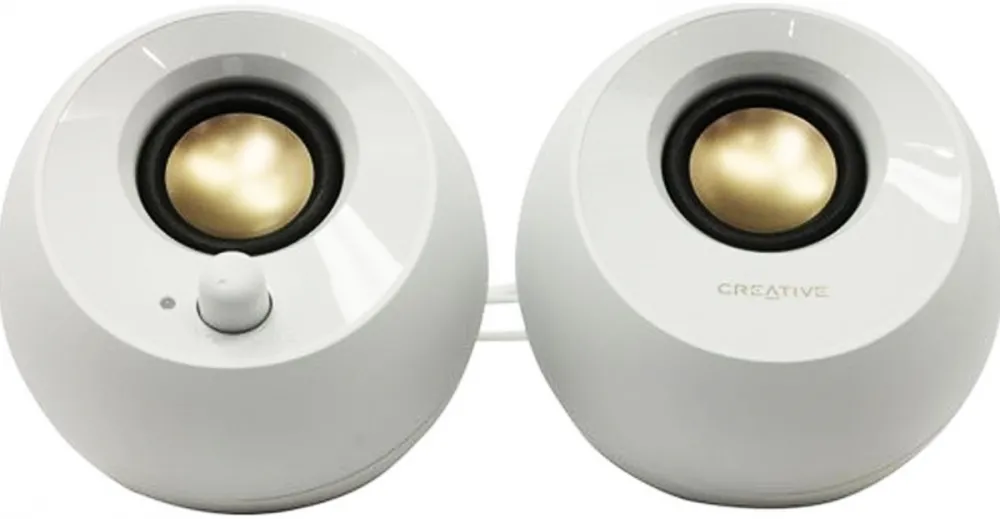 Enceintes Creative Labs Pebble (Blanc)