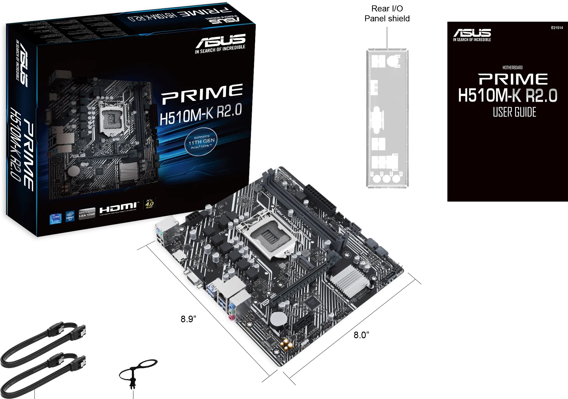 Carte Mère Asus Prime H510M-K R2.0 (Intel LGA 1200) Micro ATX