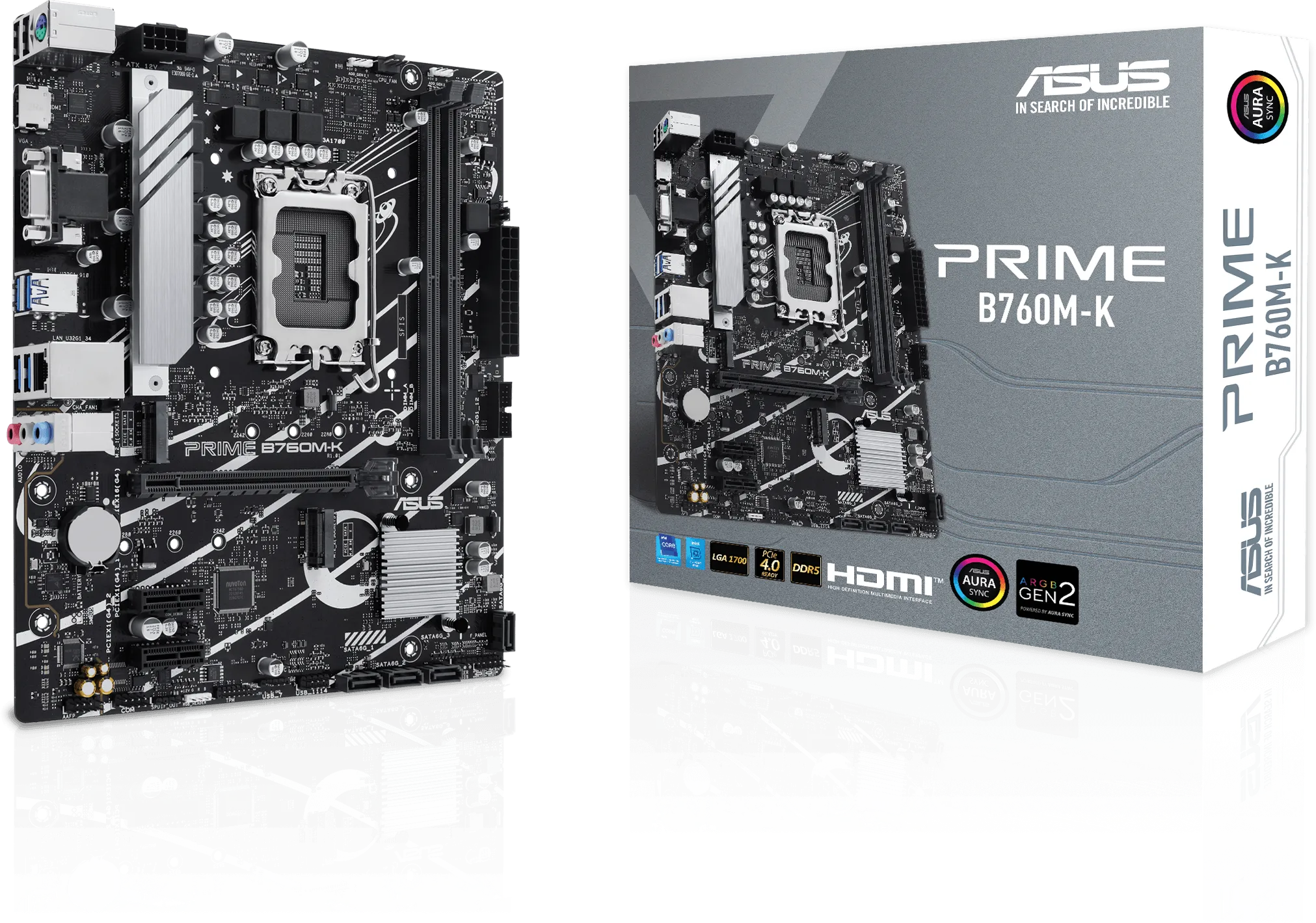 Carte Mère Asus Prime B760M-K DDR5 (Intel LGA 1700)