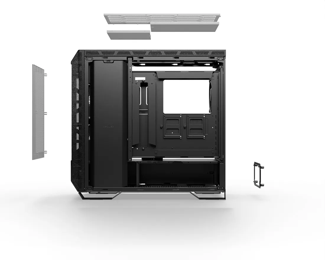 Boitier Grand Tour E-ATX be quiet! Dark Base Pro 901 avec panneau vitré (Noir)