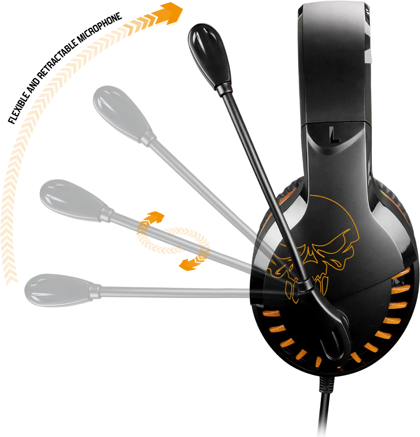 Casque Gamer filaire Spirit of Gamer Pro H3 (Noir/Orange)