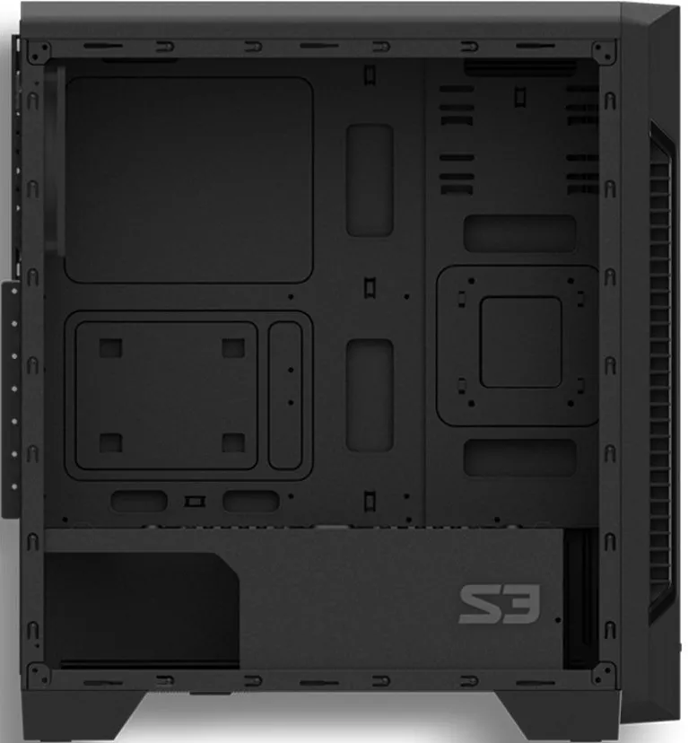 Boitier Moyen Tour ATX Zalman S3 TG avec panneau vitré (Noir)