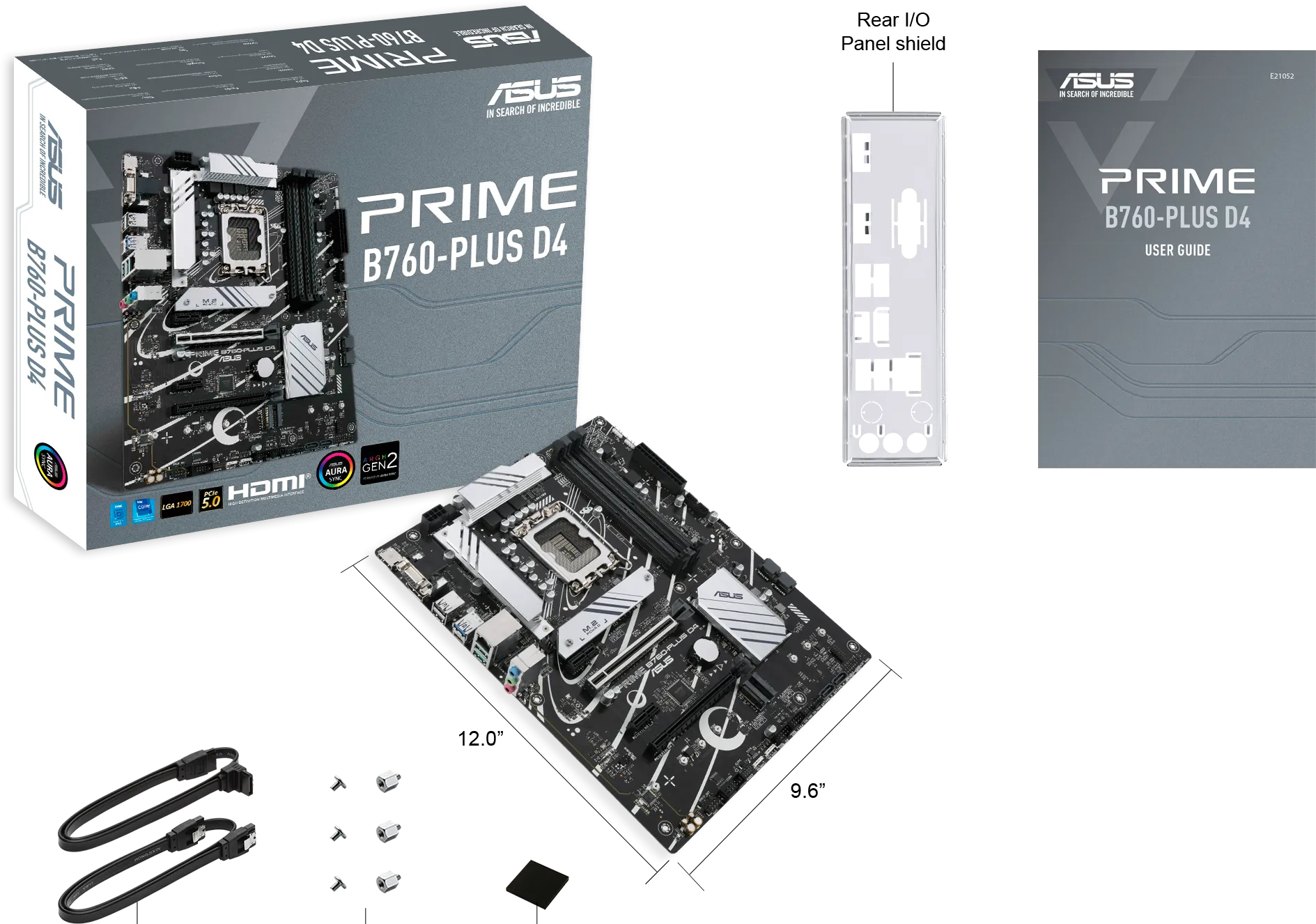 Carte Mère Asus Prime B760-Plus DDR4 (Intel LGA 1700)