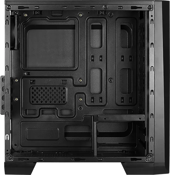 Boitier Micro Tour ATX AeroCool Cylon Mini-G RGB avec panneau vitré (Noir)