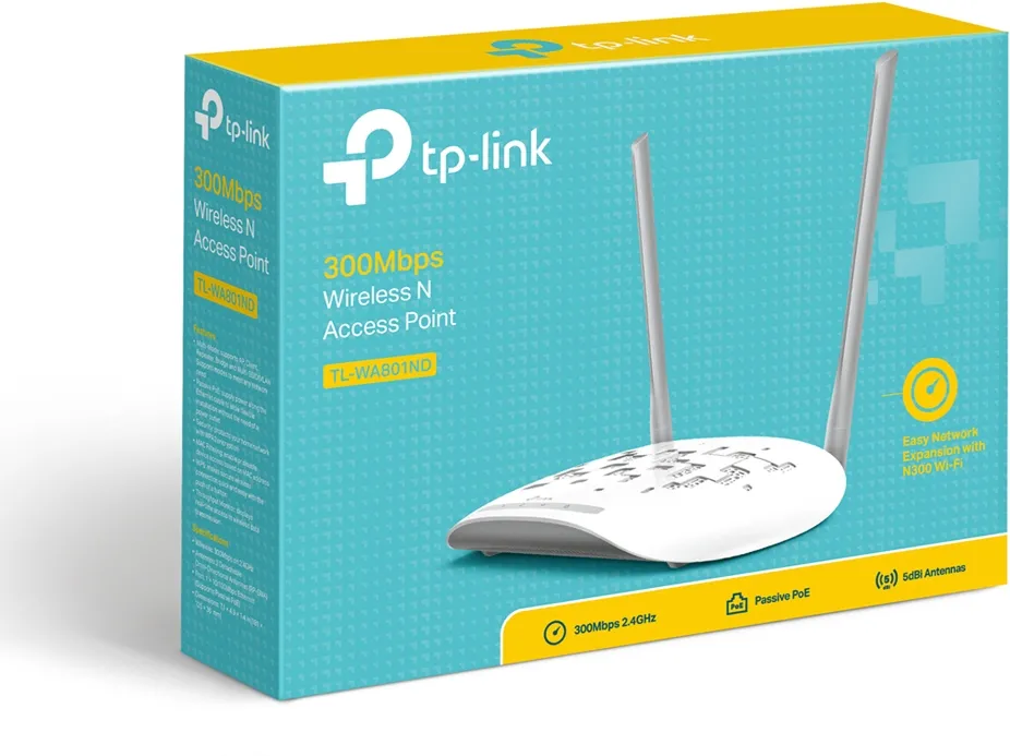 Point d'accès WiFi TP-Link TL-WA801N (300N)