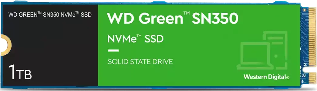 Disque SSD Western Digital Green SN350 1To  - NVMe M.2 Type 2280