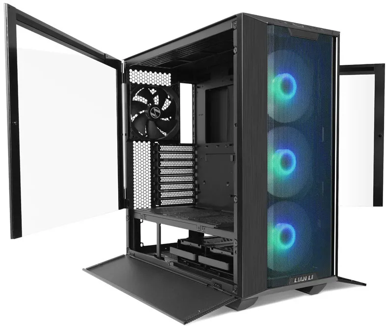 Boitier Moyen Tour E-ATX Lian-Li Lancool III RGB avec panneaux vitrés (Noir)