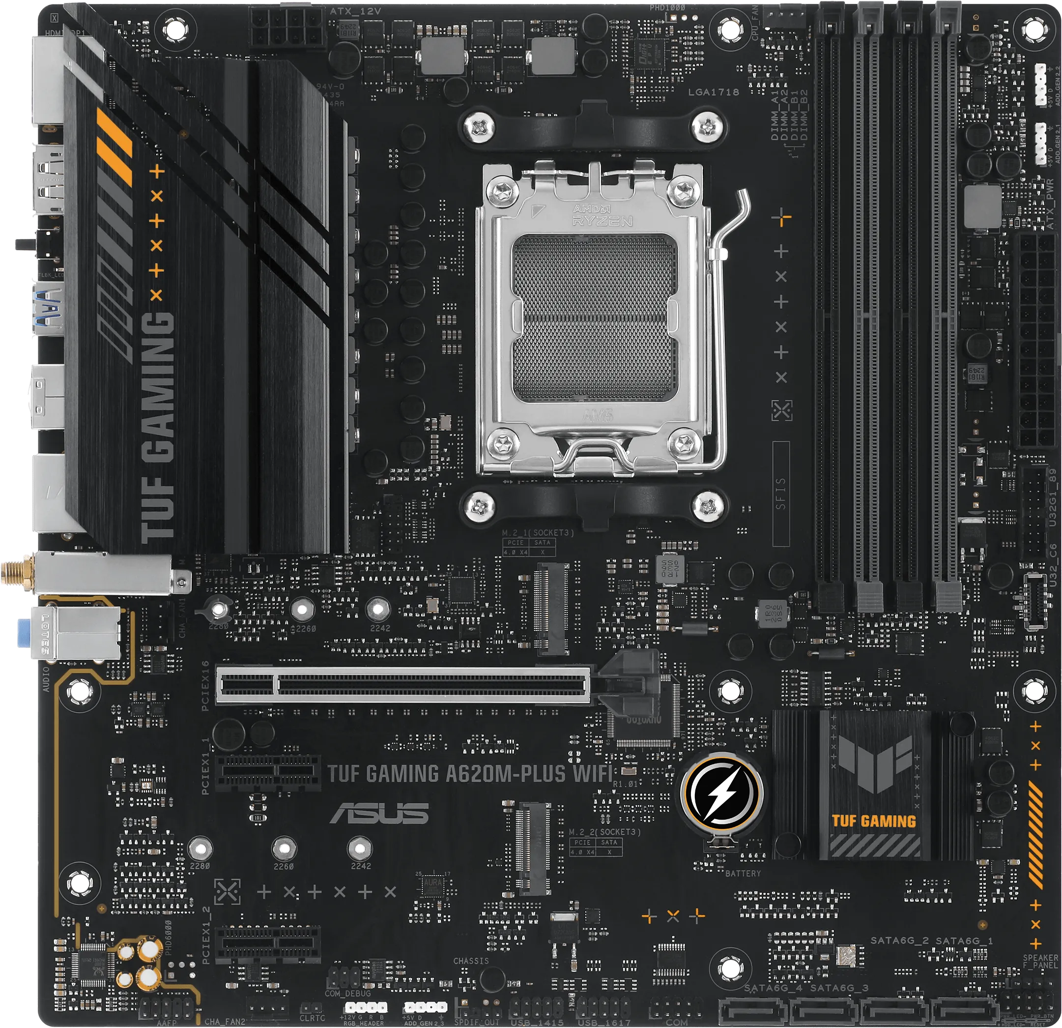 Carte Mère Asus Tuf Gaming A620M-Plus WiFi (AM5) Micro ATX