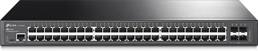 Switch réseau ethernet Gigabit TP-Link JetStream SG3452 - 48 ports + 4x SFP