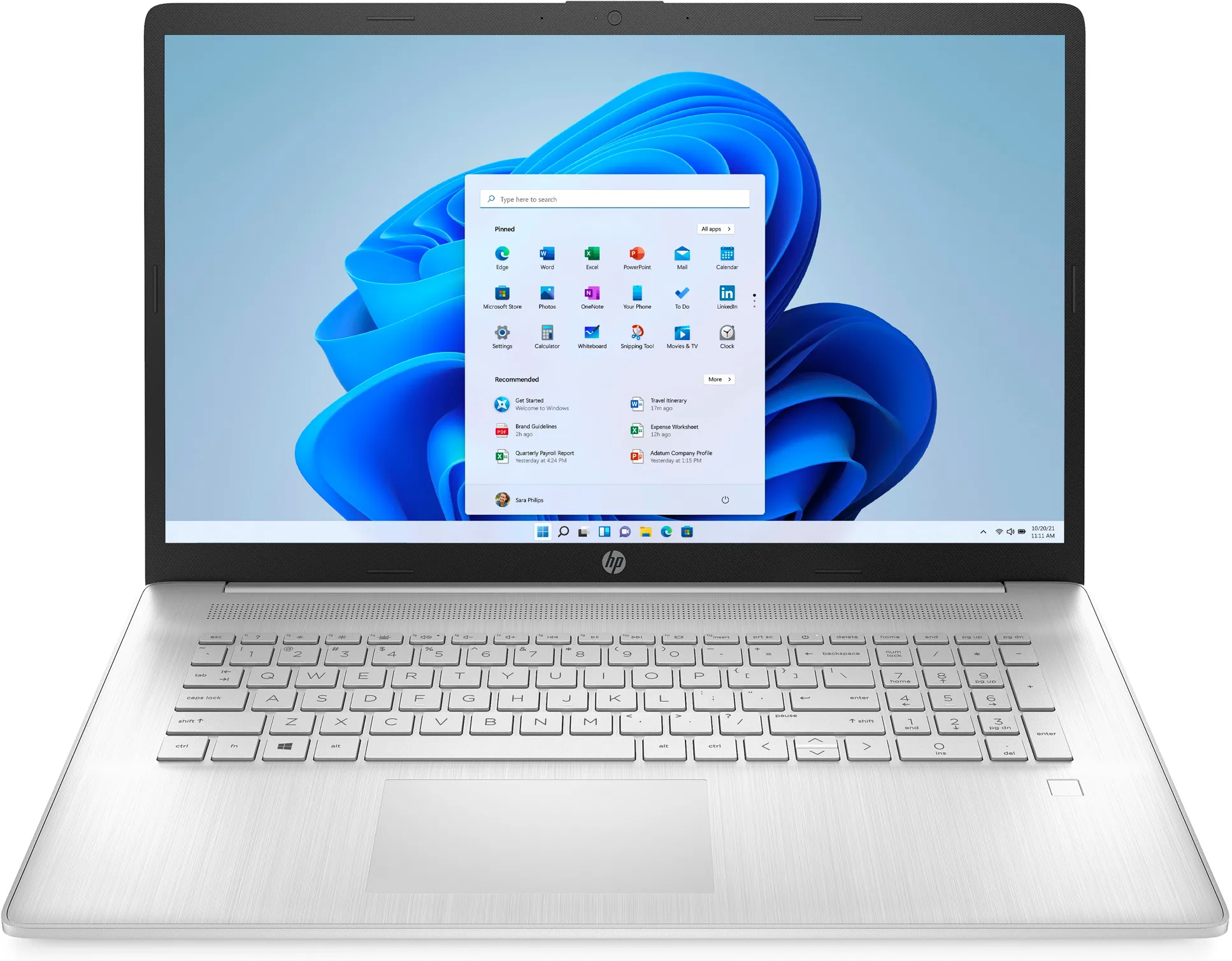 Ordinateur portable HP 17-cp2031nf (17,3") (Argent)