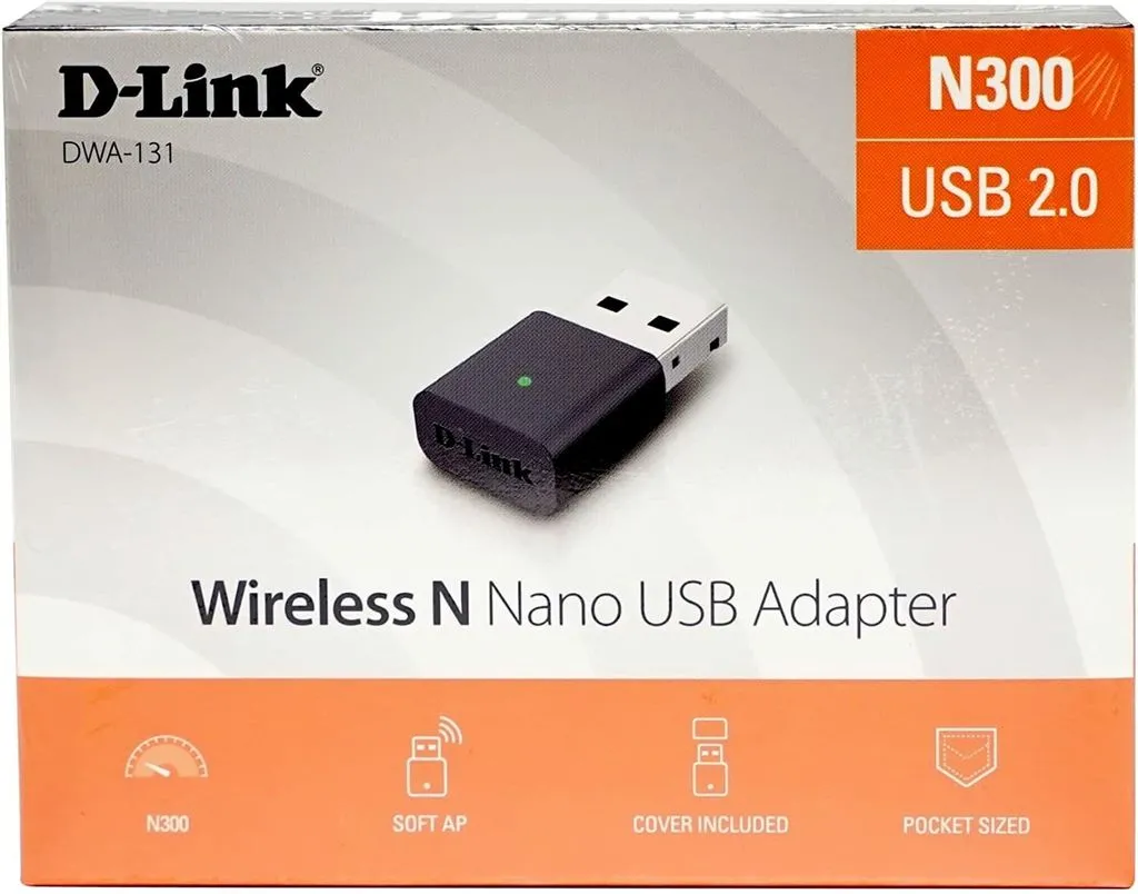 Mini Carte réseau USB WiFi D-Link DWA-131 (300N)