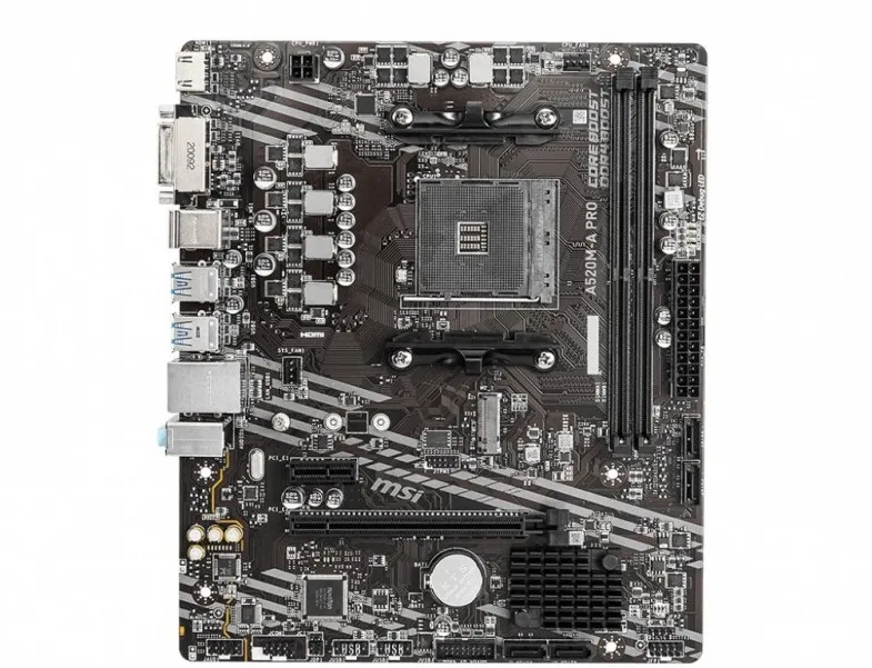 Carte Mère MSI A520M-A Pro (AM4) Micro ATX