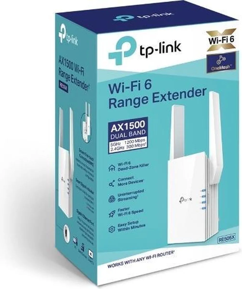 Point d'accès Répéteur WiFi Mesh TP-Link RE505X (AX1500)