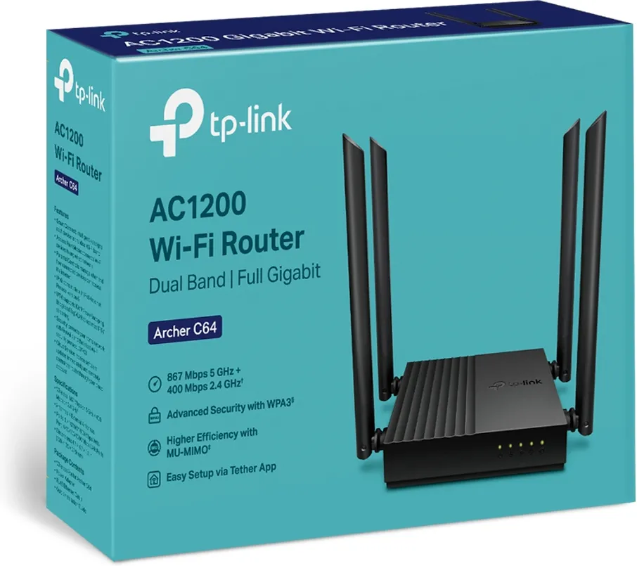 Routeur WiFi TP-Link Archer C64 (AC1200)