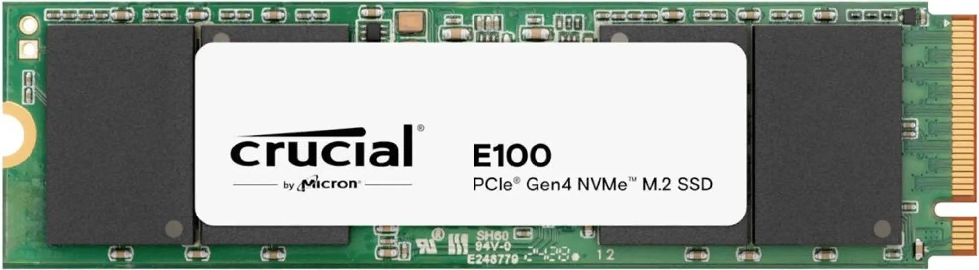 Disque SSD Crucial E100 480Go - M.2 NVMe Type 2280