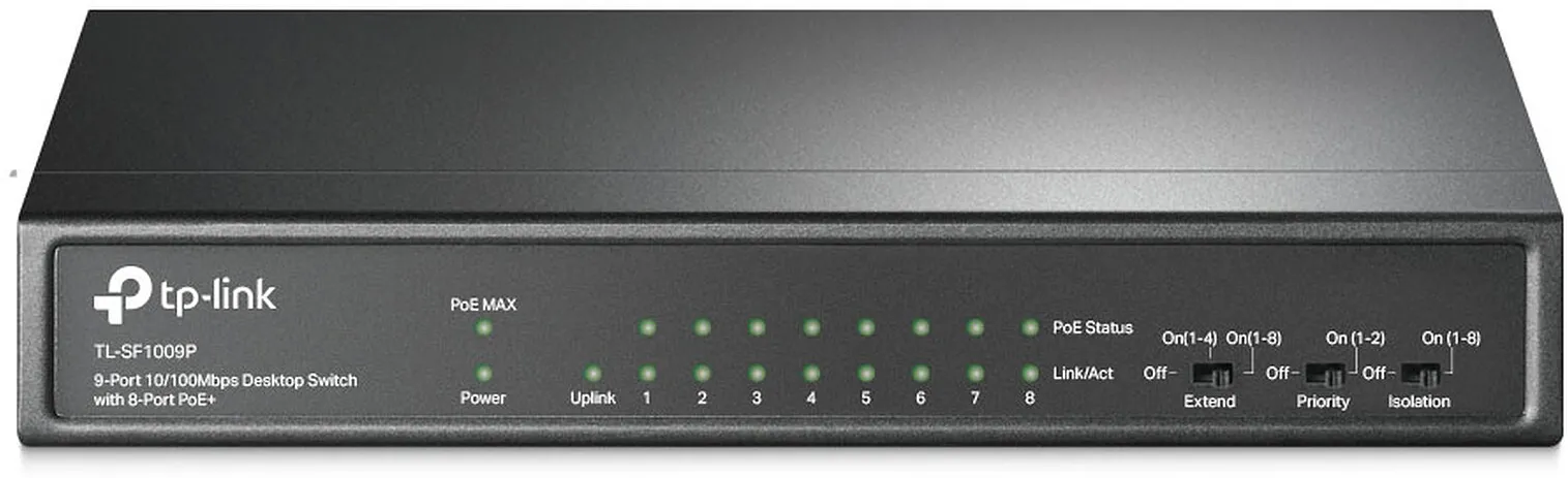 Switch réseau ethernet TP-Link TL-SF1009P (PoE+) - 9 ports