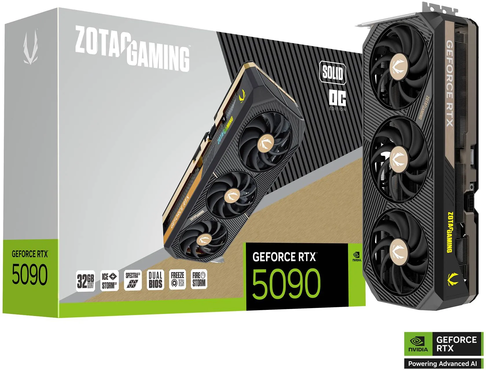 Carte Graphique Zotac Gaming GeForce RTX 5090 Solid OC