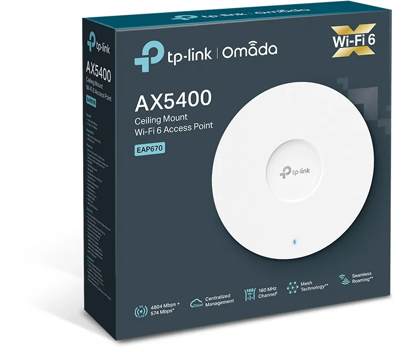 Point d'accès WiFi TP-Link EAP670 (AX3000)