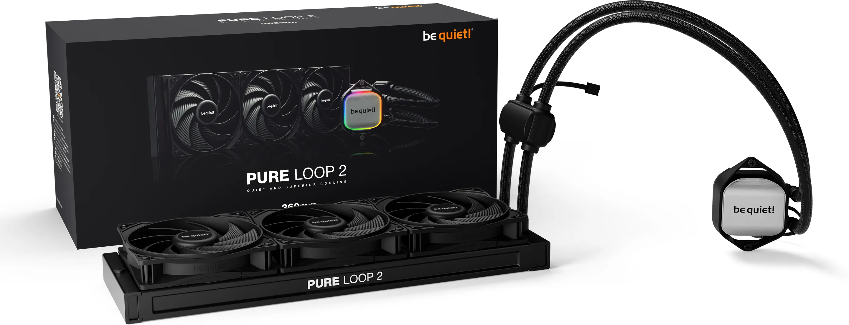 Kit Watercooling AIO be quiet! Pure Loop 2 RGB - 360mm (Noir)