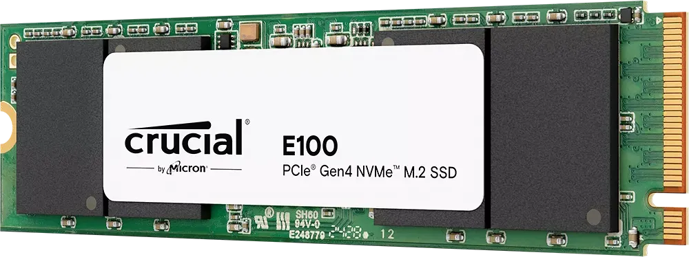 Disque SSD Crucial E100 480Go - M.2 NVMe Type 2280